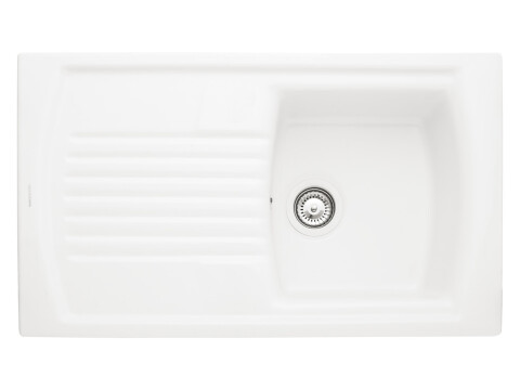 Sink, 1.0 Bowl, Ceramic, Rangemaster Tenby
