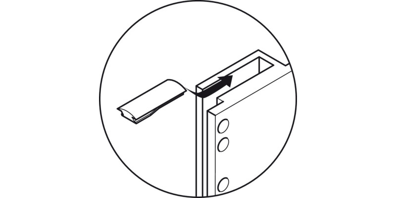 2004 W/Robe Pull Rail 440-610mm Ant/Ant