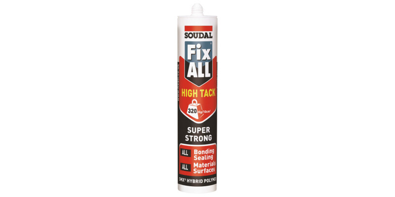 Super Strong Sealant and Adhesive, SMX Hybrid Polymer, Tube 290 ml, Soudal Fix A