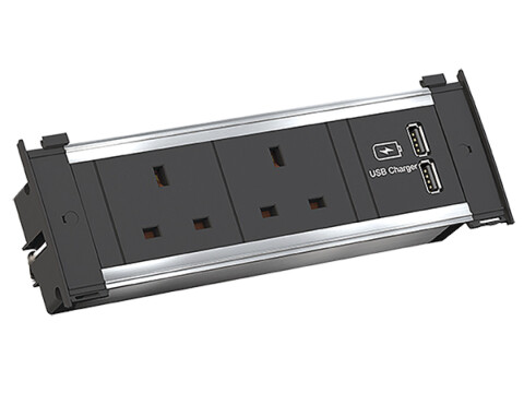 Small Power Strip, 204 x 70 x 50 mm, Kapsa S, Bachmann