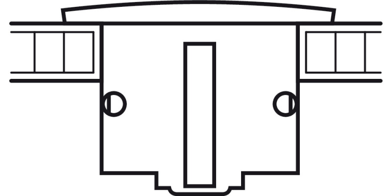 Kapsa S Cover Plt 201x70.5x5mm MB 9005