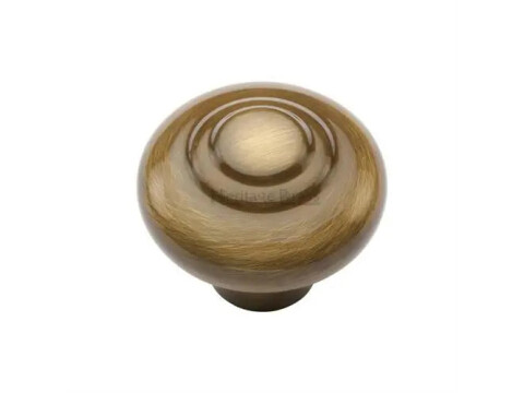 M.Marcus Heritage Brass Round Bead Cupboard Knob