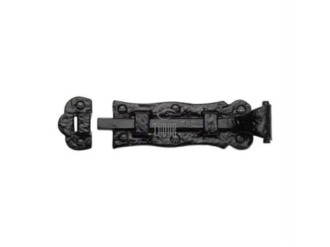 M.Marcus - Tudor Black Iron Straight Door Bolt - Matt Black