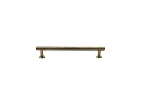 M.Marcus Heritage Brass Knurled Cupboard Handle with Roses