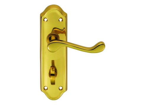 Carlisle Brass Ashtead Door Handle on Backplate - Pair