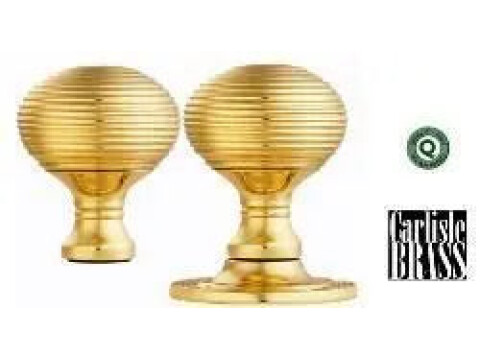 Carlisle Brass Classical Queen Anne Rim Door Knob - Pair