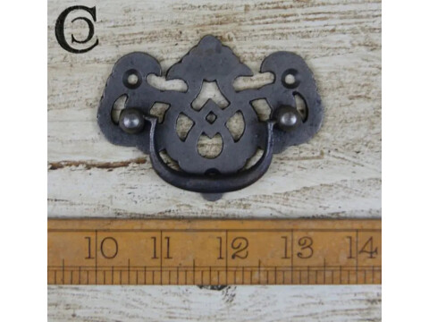 Cottingham - Dastaki Lattice Handle - Antique Iron - Length 90mm