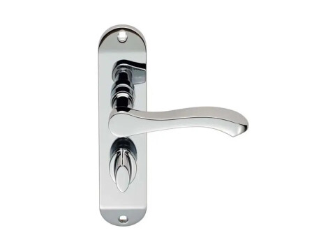 Serozzetta Andros Economy Shortplate Door Handle On Backplate - Pair