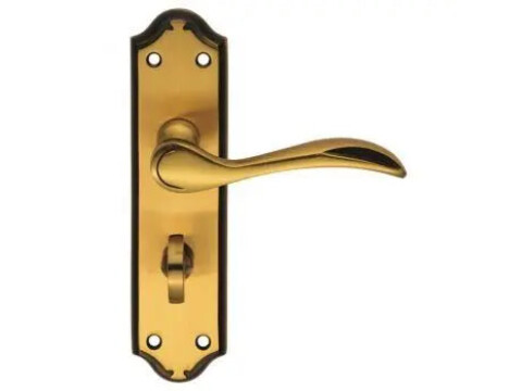 Carlisle Brass Madrid Door Handle on Shortplate - Pair