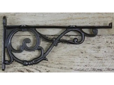 Cottingham - Shelf Wall Bracket - Antique Iron