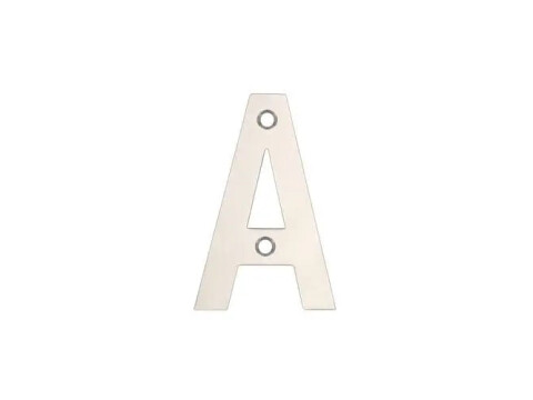 Front Door Letters in Stainless Steel
