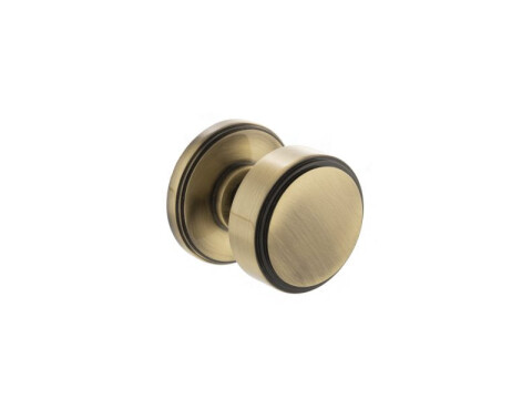 Atlantic UK Millhouse Brass Boulton Solid Brass Stepped Mortice Knob on Concealed Fix Rose.