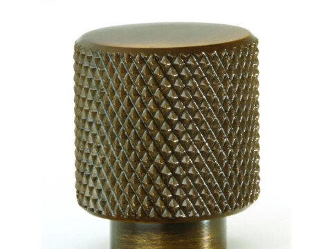 Knurled Knob on Circular Backplate