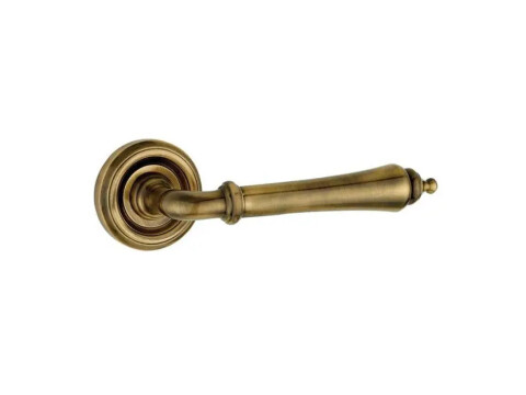 Camille Door Handle on Rose - Pair