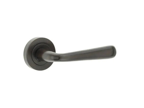 Laguna Door Handle on Rose - Pair