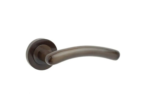 Mailand Door Handle on Rose - Pair