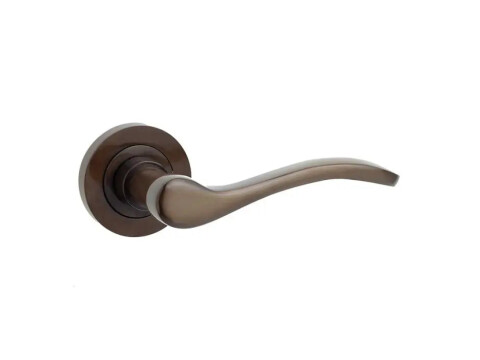 Turin Door Handle on Rose - Pair