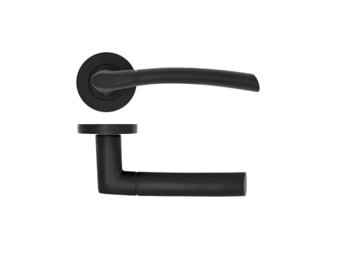Stanza Andorra Door Handle on Rose - Pair