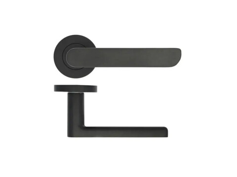 Stanza Valencia Door Handle on Rose - Pair