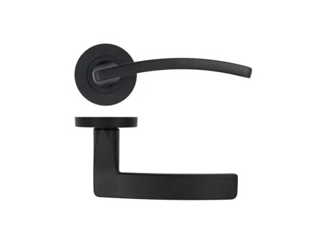 Stanza Toledo Door Handle on Rose - Pair