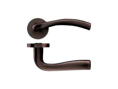 Stanza Designer Siena Door Handle on Rose - Pair
