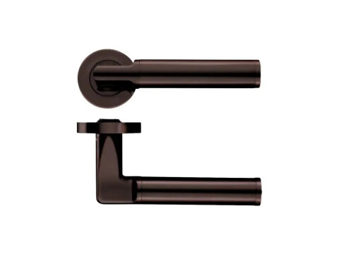 Stanza Designer Milan Door Handle on Rose - Pair