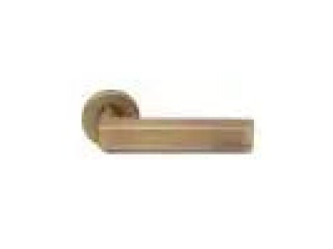 Manital Exa Lever Handle On Round Rose - Pair
