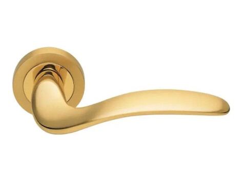 Manital Salina Lever Handle on Rose - Pair