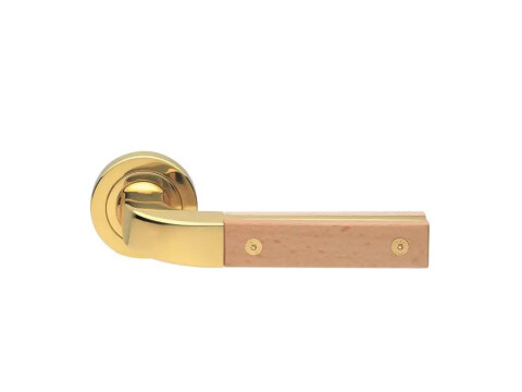 Manital Quadra Lever Handle on Rose - Pair