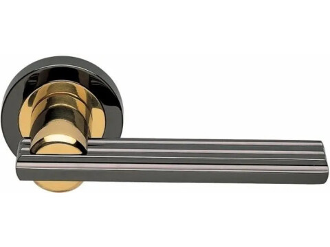 Manital Orchidea Door Handle On Rose - Pair