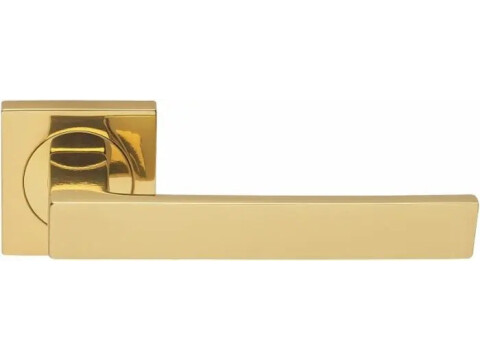 Manital Clinia Door Handle on Square Rose - Pair