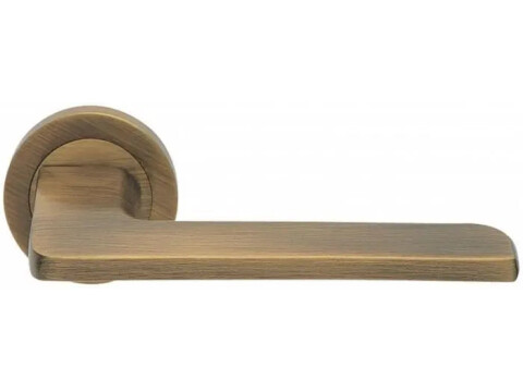 Manital Blade Door Handle on Rose - Pair