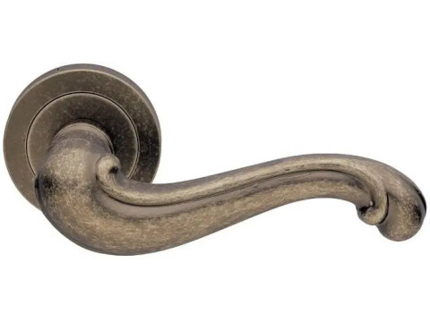 Manital Barocco Door Handle on Rose - Pair