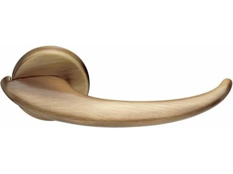 Manital Arco Door Handle on Rose - Pair