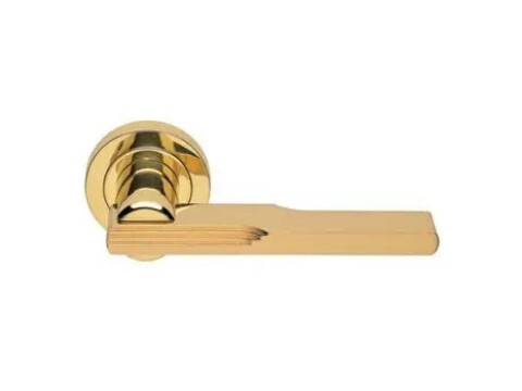 Manital Veronica Door Handle on Rose - Pair