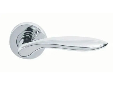 Serozzetta Shark Designer Door Handle On Rose - Pair