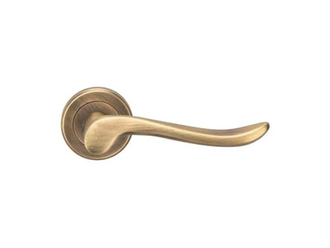 Serozzetta Verdun Door Handle On Rose - Pair