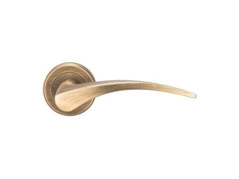 Serozzetta Olivier Designer Door Handle On Rose - Pair