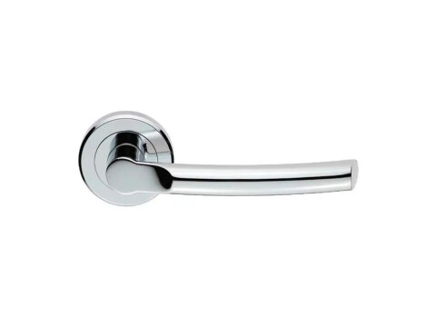 Serozzetta Nelson Designer Door Handle On Rose - Pair