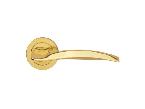 Manital Wind Door Handle on Rose - Pair