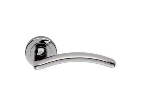 Serozzetta Design Door Handle on Rose - Pair
