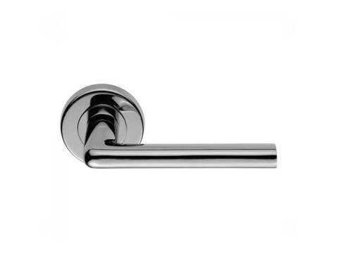 Serozzetta Uno Door Handle On Rose - Pair