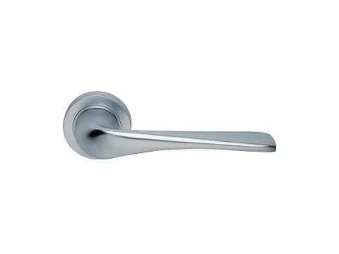 Manital Le Mans Door Handle on Rose - Pair