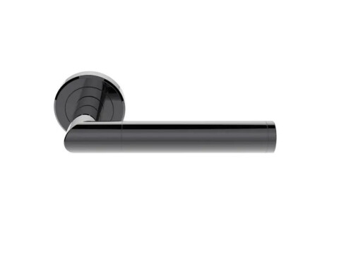 Serozzetta - Trend Door Handle On Rose - Black Nickel - Pair