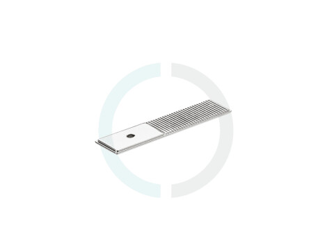 Momo Barrington Knob Back Plate Polished Nickel 100mm