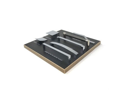 MC5001 Handle Board 1 - Small Polished Chrome Kitchen