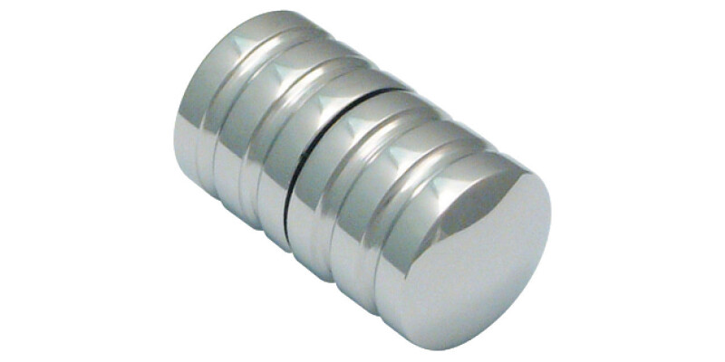 Shower Door Knob, Back to Back Cylindrical Knob Set, &Oslash; 32 mm