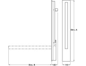 PBA ProCAP Drop Down Rail 952x700mm Wht