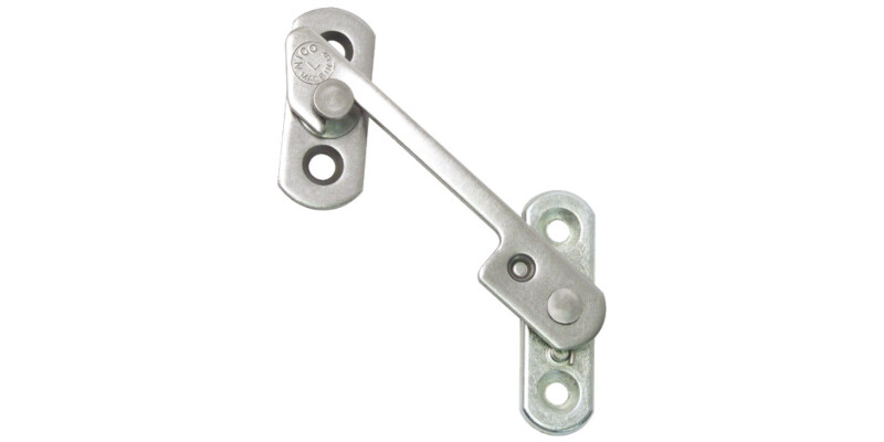 Restrictor Safety Catch, Face Fixing, Handed, Stainless Steel
