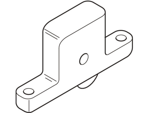 Bottom Roller, for Sliding Internal or External Doors, Straightaway 700